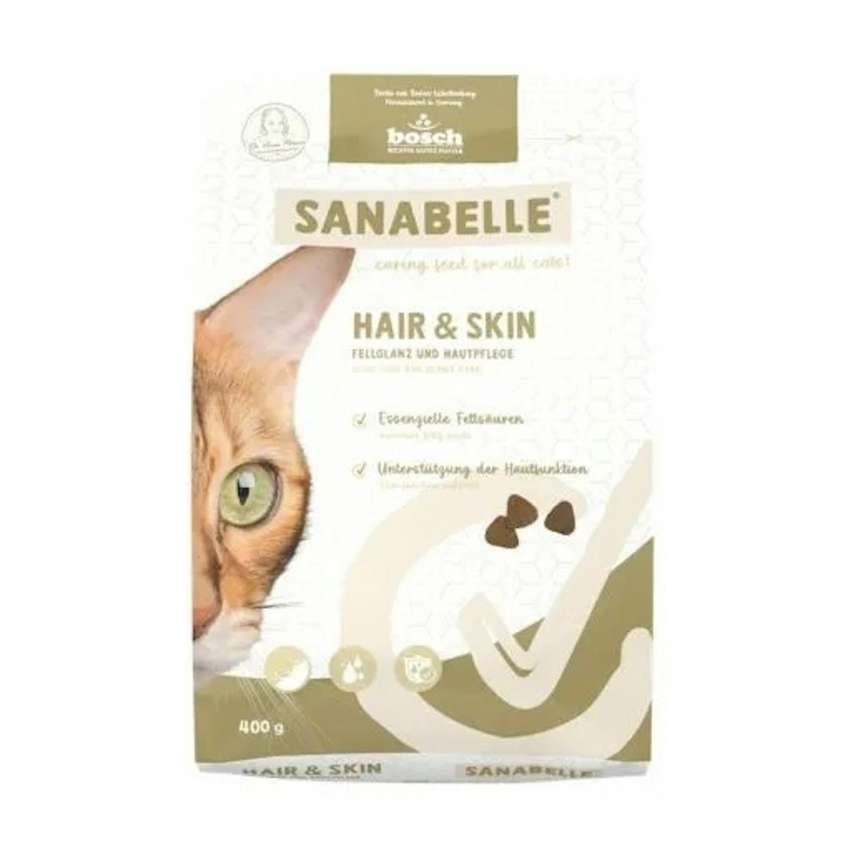 Sanabelle 6 x 400g Hair & Skin Katzentrockenfutter-Sparpaket