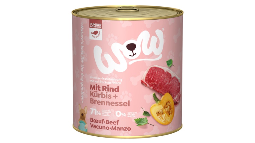 WOW Junior 800g Dose HundenassfutterVorschaubild