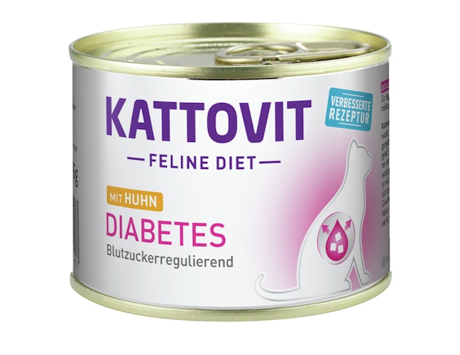 KATTOVIT Feline Diet Diabetes 185g Dose Katzennassfutter Diätnahrung