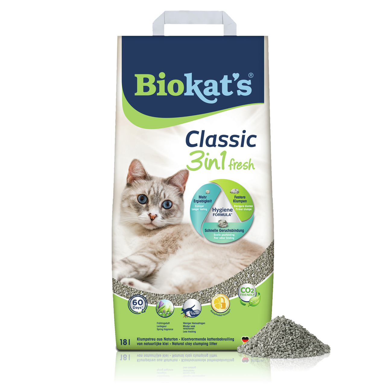 GimPet Biokat´s Classic fresh 18l 3in1