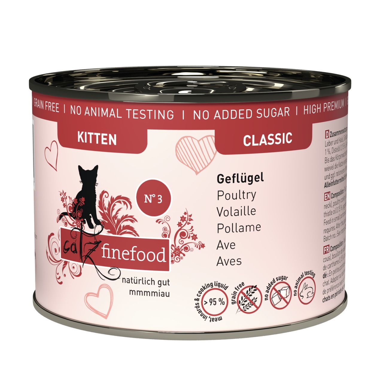 Catz finefood Kitten 200 Gramm Katzennassfutter