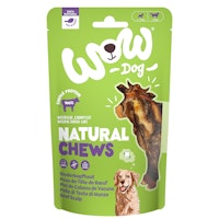 WOW Rinderkopfhaut Hundekauartikel