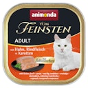 animonda Vom Feinsten Adult mit Schlemmerkern 100g Schale Katzennassfutter