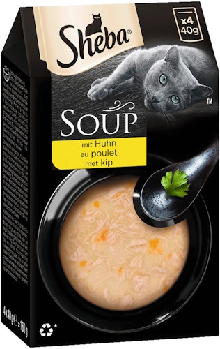 Sheba Soup Multipack 4x40 Gramm Katzennassfutter