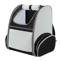 TRIXIE Rucksack Chloe, 39 × 43 × 27 cm, hellgrau/schwarz