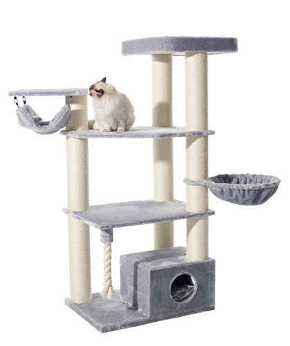 NOBBY Kratzbaum  "TOKAT" grau; 80 x 60 x 176 cm