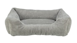 TRIXIE Vital Bett Jonna, Cordplüsch, eckig, 120 × 80 cm, hellgrau