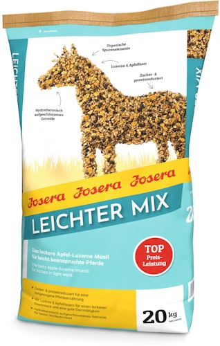 Josera Leichter Mix 20 Kilogramm Pferdehauptfutter