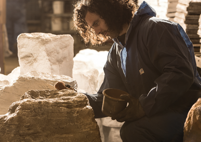 Oase Bachlaufschale Premium Grand Canyon schiefer braun, Klippe