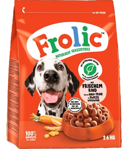 Frolic 2,6kg Beutel Rind