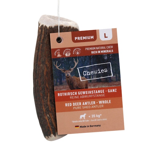 Chewies Geweih-Snack ganz Hundekauartikel