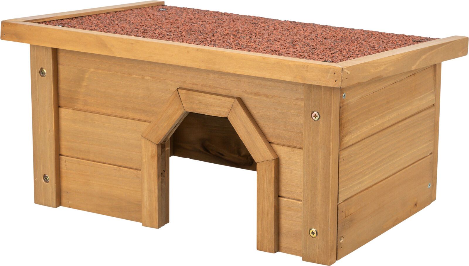 Kleintierhaus, 40 × 20 × 28 cm, dunkelbraun