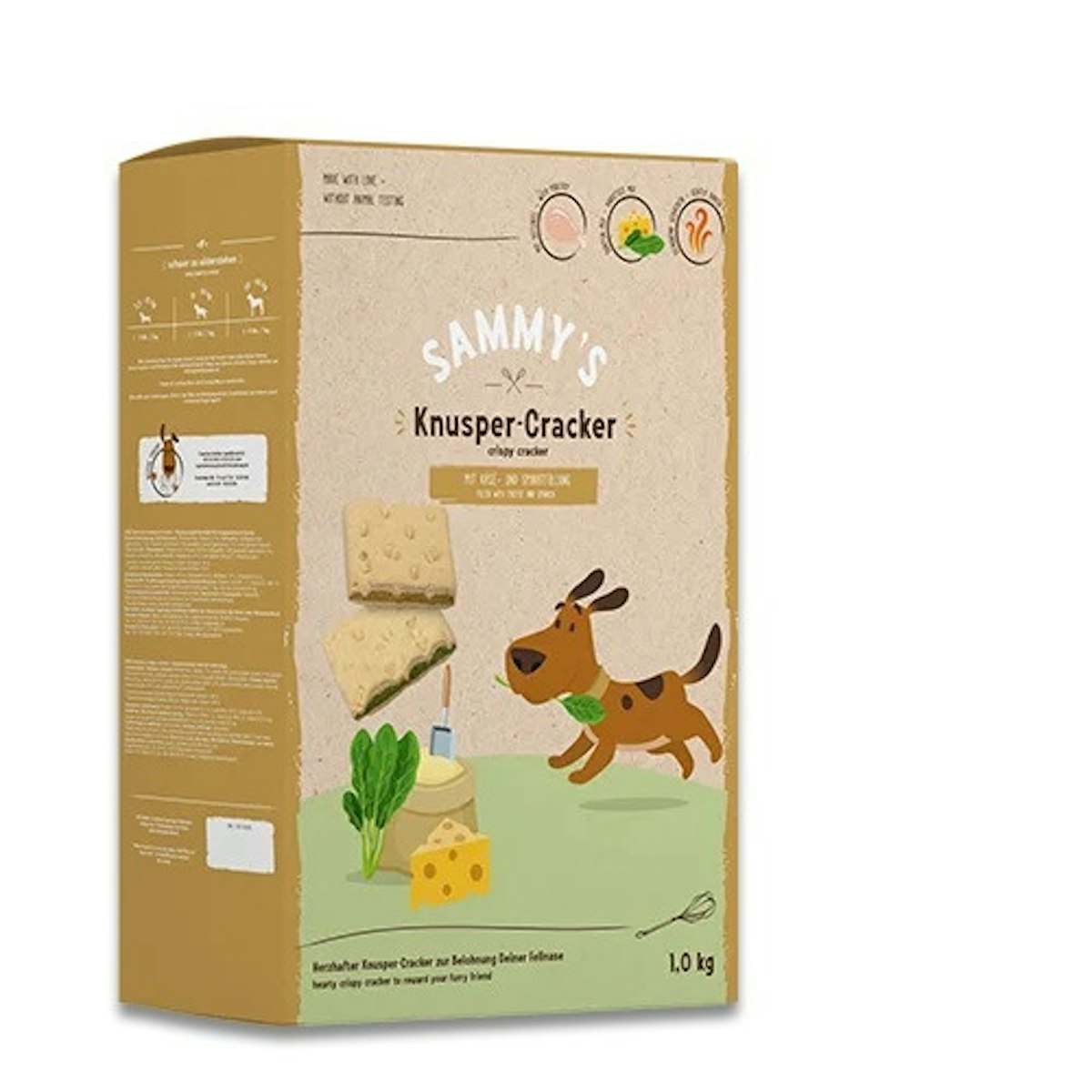 bosch Sammy’s Knusper-Cracker Hundesnacks 4 x 1 Kilogramm