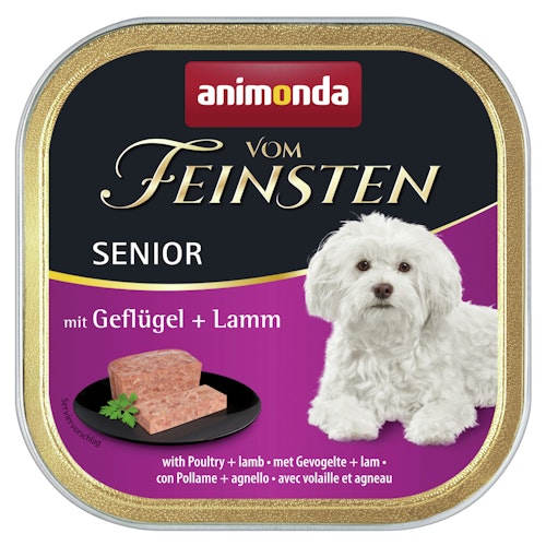 animonda Vom Feinsten Senior 150g Schale Hundenassfutter