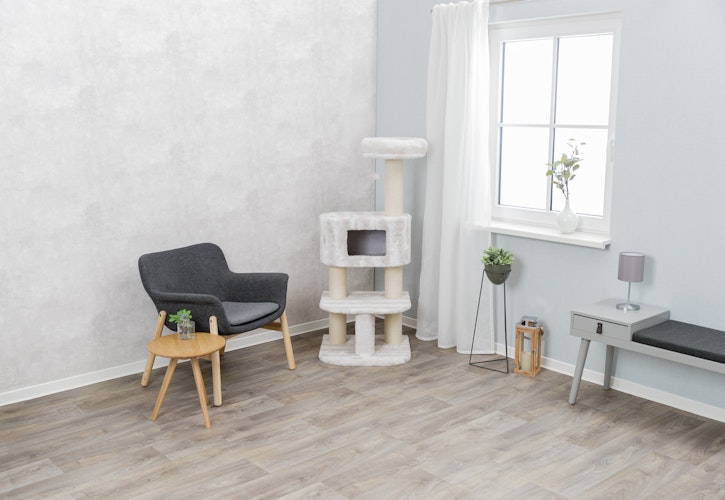 TRIXIE Kratzbaum Nelli 140cm weiß/taupe