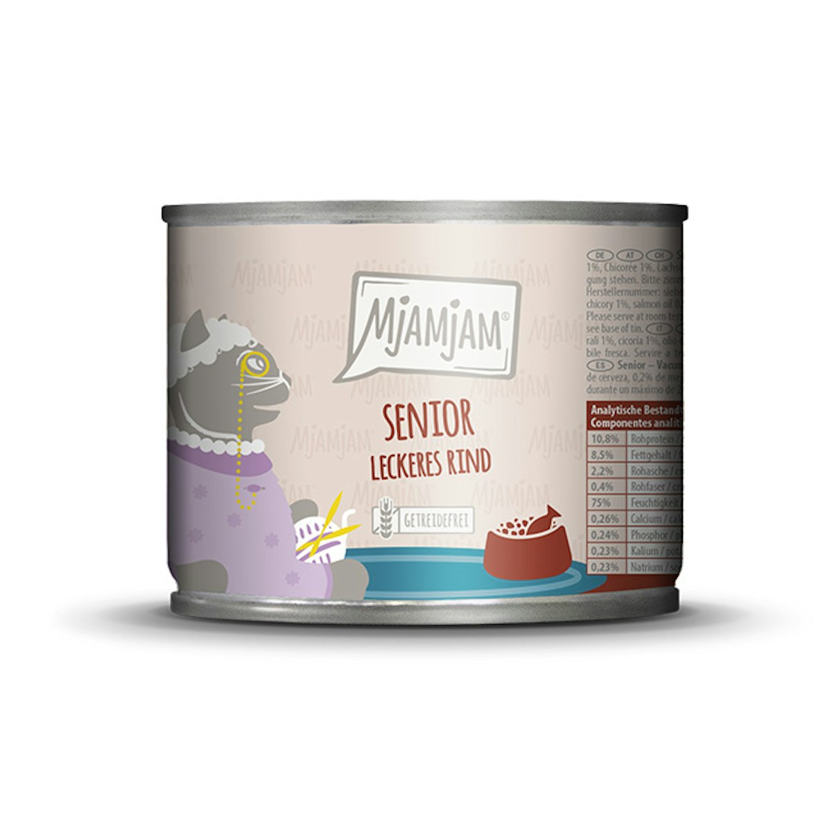 MjAMjAM – Senior 200g MjAMjAM Katze Sparpaket 12x200g Senior – Rind
