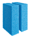 Vorschaubild Oase Ersatzschwamm Set blau für BioTec 18 / 36 / 60000 / 140000 (42896)