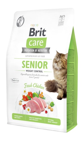 Brit Care Fresh Chicken getreidefrei Weight Control / Senior Katzentrockenfutter
