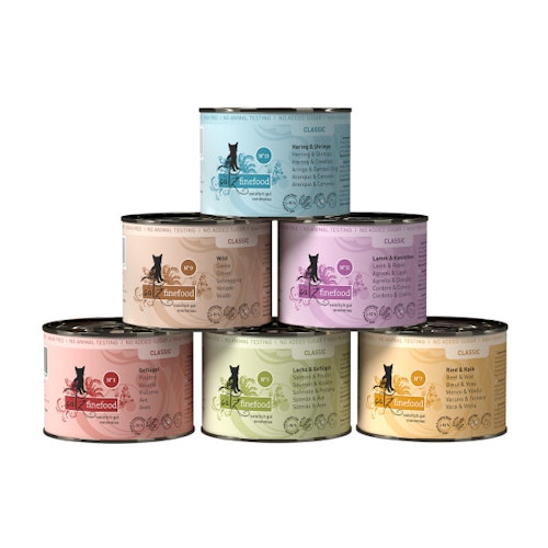 catz finefood Multipack I No.3-13 6 x 200g Multipack Katzennassfutter