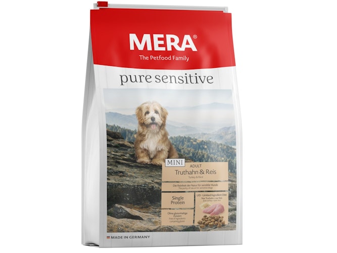 Mera Dog PURE Sensitive MINI Truthahn/Reis Hundetrockenfutter