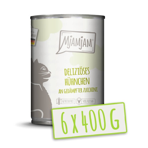 MJAMJAM 400 Gramm Katzennassfutter