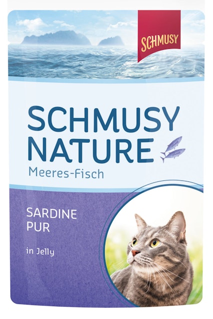 SCHMUSY Nature Meeres-Fisch 100g Frischebeutel KatzennassfutterVorschaubild