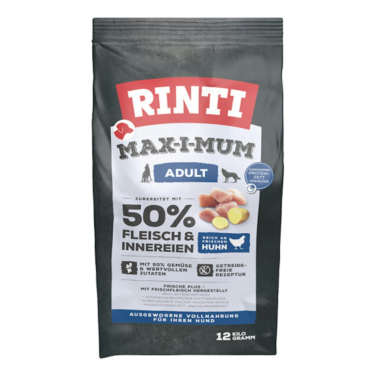 Rinti Max-i-mum 50% Adult 2 x 12kg Huhn
