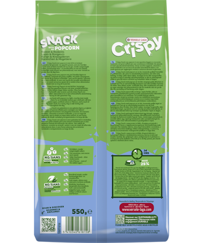 Versele CRISPY Snack with Popcorn