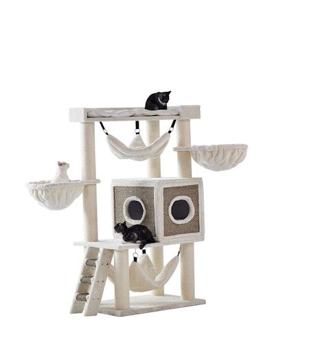 NOBBY Kratzbaum "JUAN" cream; 80 x 50 x 166 cm