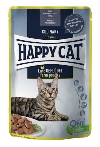 HAPPY CAT Meat in Sauce Culinary 85 Gramm Katzennassfutter