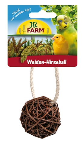 JR FARM Birds Weiden-Hirseball (1 Stück) 25g Vogelsnack