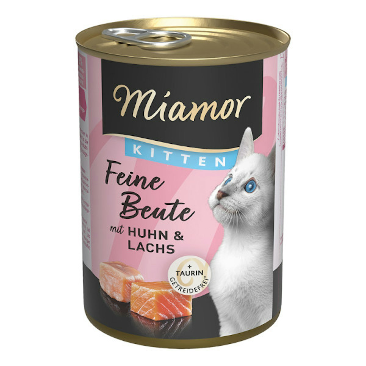 Miamor Feine Beute Kitten Dose 400g Katzennassfutter 24 x 400 Gramm Huhn & Lachs