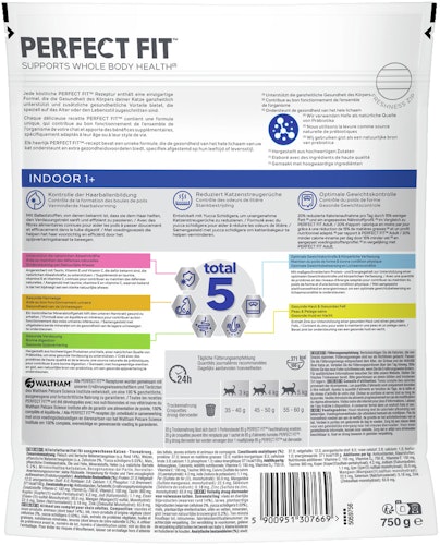Perfect Fit Indoor 1+ Rind Cat 750g