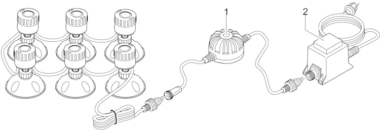 Pontec Teich- und Gartenbeleuchtung PondoStar LED Set 6