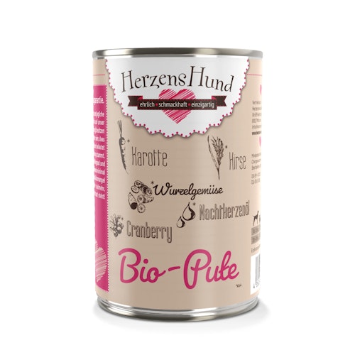 Herzenshund 400 Gramm Hundenassfutter