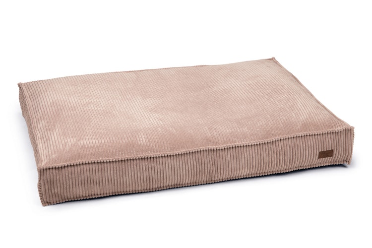 Designed by Lotte Liegekissen Ribbed rosa Hundeschlafplatz