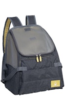 NOBBY Fronttasche "MALTA" grau/senf 35 x 22 x 40 cm