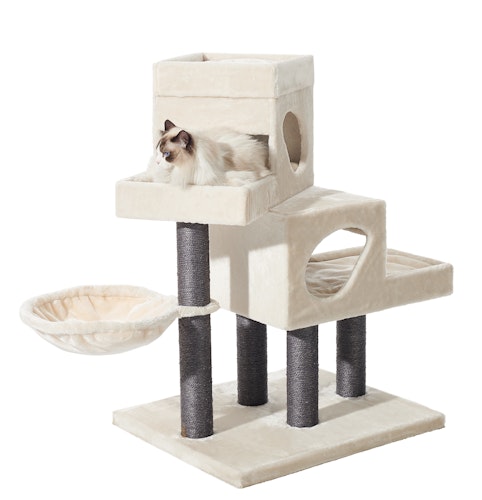 NOBBY Kratzbaum  "TARSUS" cream; 70 x 60 x 102 cm