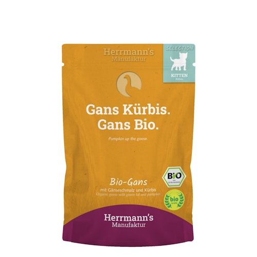 Herrmann's Bio-Gans 1stes Jahr Kitten Katzennassfutter