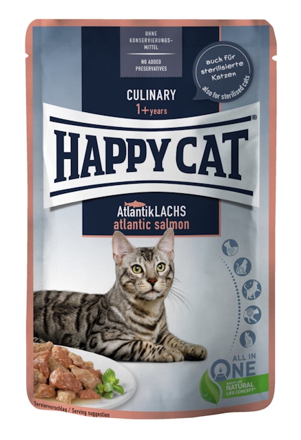 HAPPY CAT Meat in Sauce Culinary 85 Gramm KatzennassfutterVorschaubild
