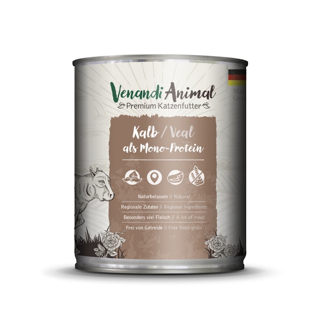 Venandi Animal Monoprotein 800g KatzennassfutterVorschaubild
