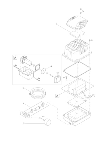 Pontec Teichbelüfter PondoAir Set 1800