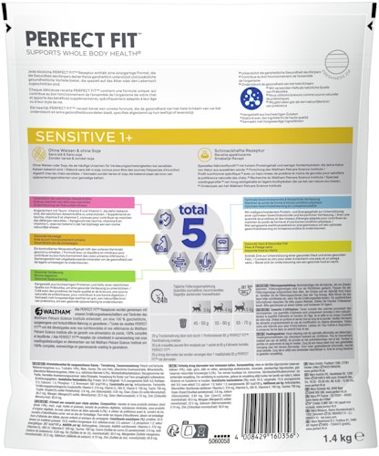 Perfect Fit Sensitive 1+ Reich an Truthahn 1,4 Kilogramm Katzentrockenfutter