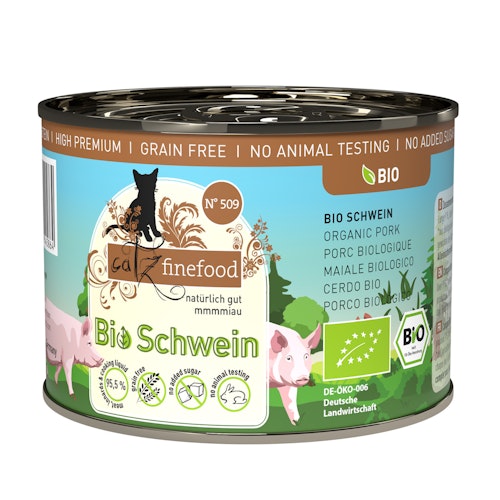 catz finefood Bio 6 x 200g Katzennassfutter
