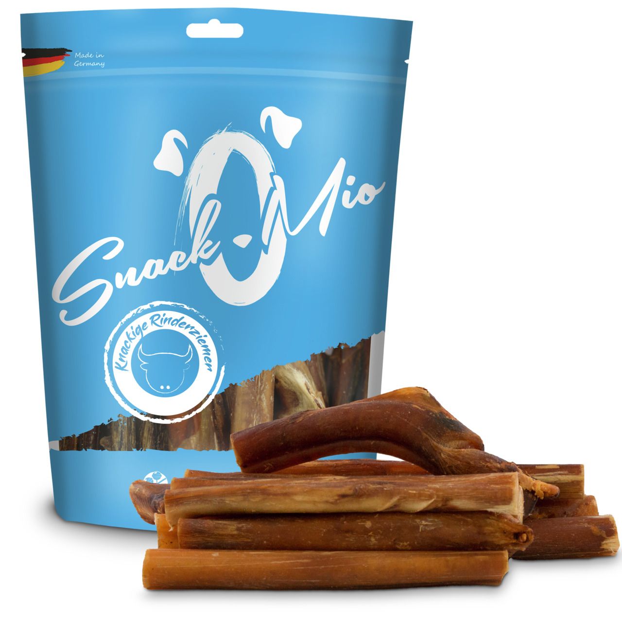 SnackOMio knackige Rinderziemer Hundesnacks