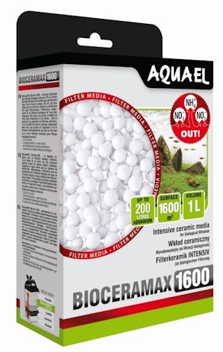 AQUAEL Filtermedium BIOCERAMAX 1600 (1000 ml)