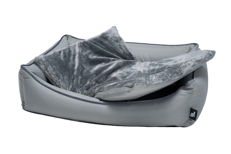 Allpets Bett Clara orthopädisch grau Hundeschlafplatz