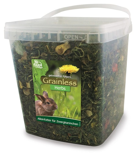 JR FARM Grainless Herbs Zwergkaninchen Kleintierfutter