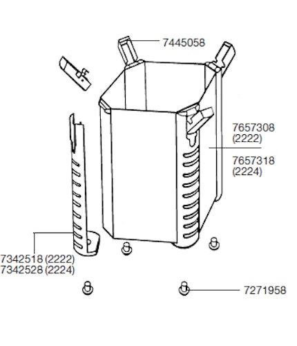 EHEIM 7445058 Verschlußclip Ersatzteil für 2222-2324