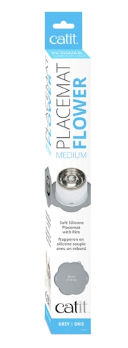 catit Silikonmatte in Blumenform ca. 30 Centimeter Katzennapfunterlage